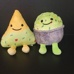 Frankford Tortilla Chip & Guacamole Food Plush BFF Best Friends His & Hers Love